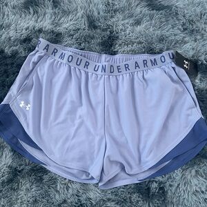 Under Armour Sky Blue Running Shorts